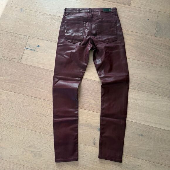 $248 AG Adriano Goldschmied Women Jeans Size 27 Coated Farrah High Rise Skinny A - Picture 5 of 5